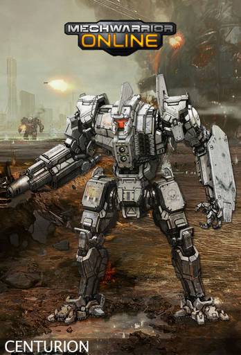 MechWarrior Online - Центурион. Довольно привычный средний мех